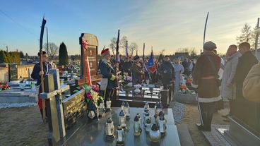 Spoeczno gminy Wierzchlas uczcia pami Wiktora Psarskiego, bohatera dwch powsta 
